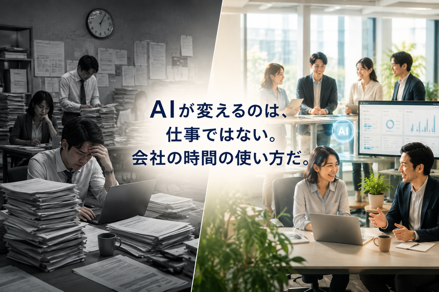 AIが変えるのは、仕事ではない。会社の時間の使い方だ。