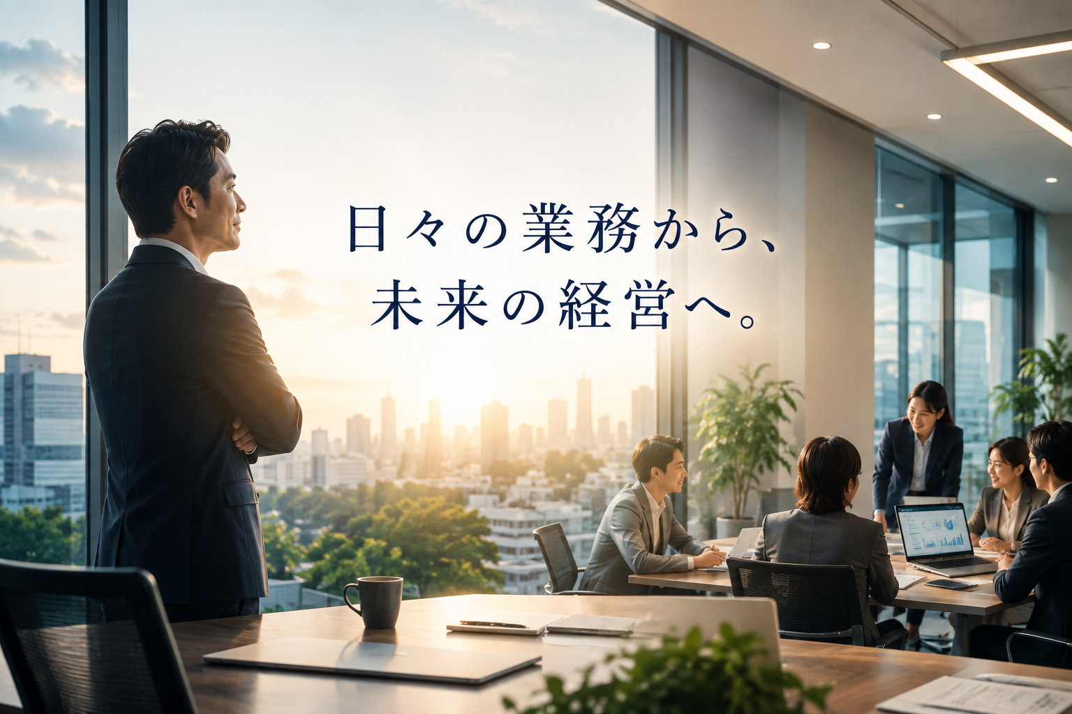 日々の業務から、未来の経営へ。